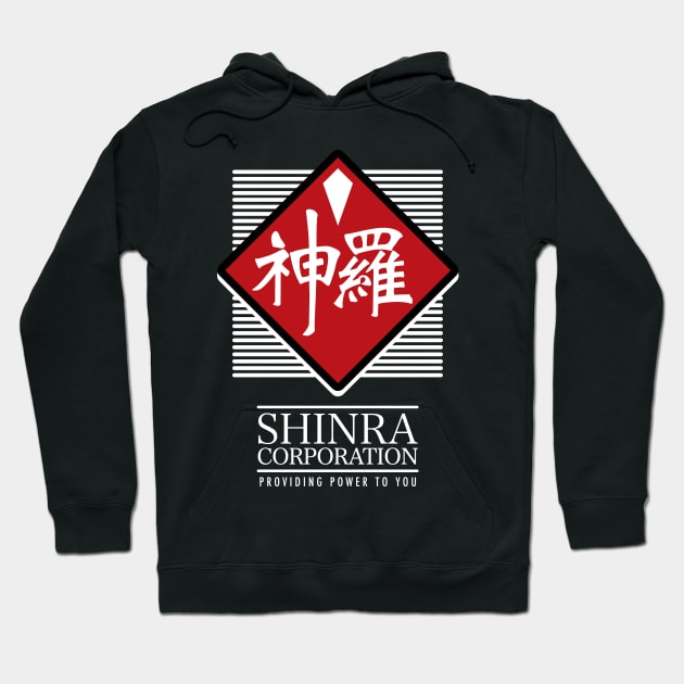 Final Fantasy VII Shinra Corp T-Shirt - Inspired by FF7 Corporation by Rev-Level Hoodie by RevLevel